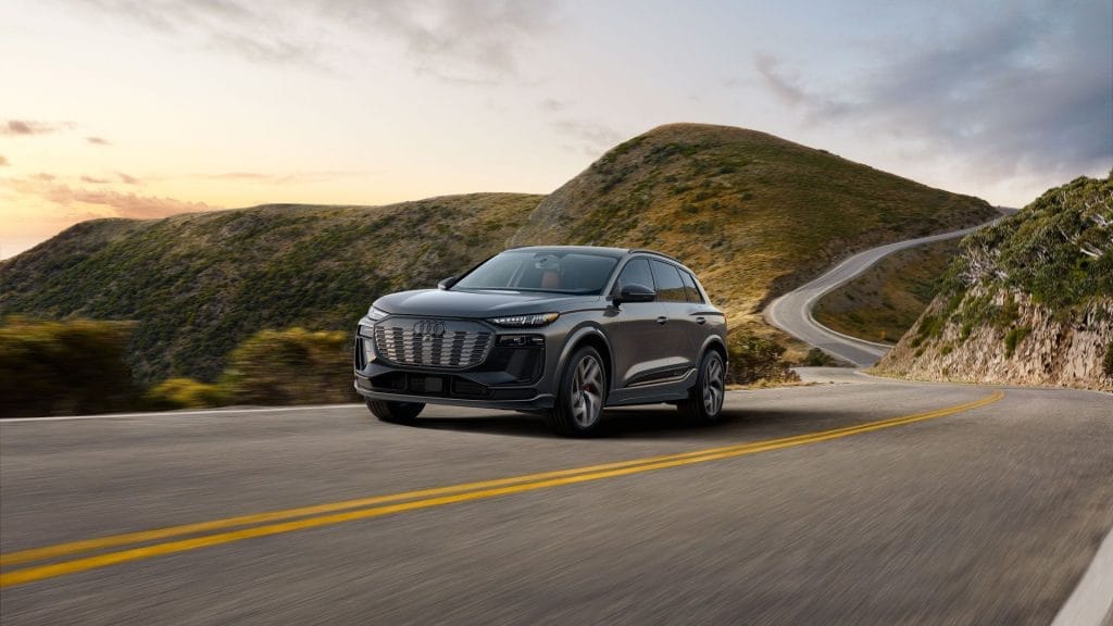 Audi SQ6 e-tron 2025 2 1920X1080 P5 MY25 SQ6 e tron Front Profile Driving 5310