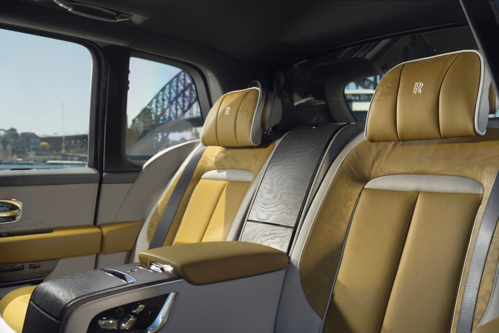 Rolls-Royce Cullinan Series II E-Hybrid 2025 10 2025 Rolls Royce Cullinan Series II Australia rear seats