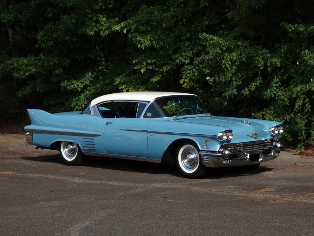 1958 cadillac coupe deville
